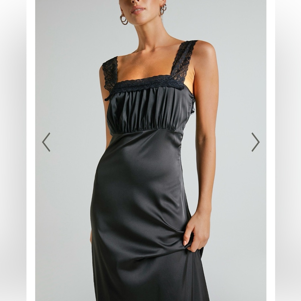 Lioness Ballerina Maxi Vintage Dress in Onyx Black